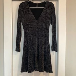 Aqua Sparkle Skater Dress 🖤✨